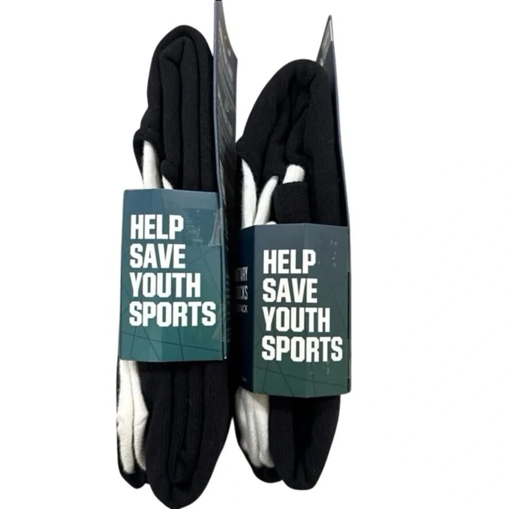 DGS‎ Stirrup + Sanitary Baseball Socks Men's Large 4-Pair NWT (2 packs of 2)